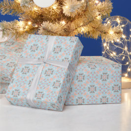 Naadloos Zeeschelp Patroon Cadeaupapier