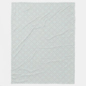 Naadloos Zeeschelp Patroon Fleece Deken (Voorkant)