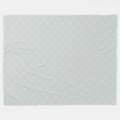 Naadloos Zeeschelp Patroon Fleece Deken (Voorkant (Horizontaal))