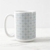 Naadloos Zeeschelp Patroon Koffiemok (Links)