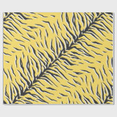 Naadloos  zwart-gele tijgerpatroon. S Cadeaupapier (Vlak)