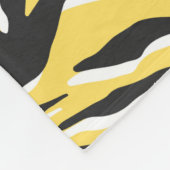 Naadloos  zwart-gele tijgerpatroon. S Fleece Deken (Hoek)