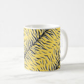 Naadloos  zwart-gele tijgerpatroon. S Koffiemok (Voorkant rechts)