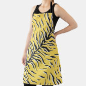 Naadloos  zwart-gele tijgerpatroon. S Schort (Insitu)