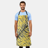 Naadloos  zwart-gele tijgerpatroon. S Schort (Gedragen)