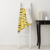 Naadloos  zwart-gele tijgerpatroon. S Sherpa Deken (In situ)