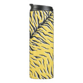 Naadloos  zwart-gele tijgerpatroon. S Thermosbeker (Geroteerd rechts)