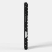 Naadloos zwart-wit stippenpatroon Case-Mate iPhone case (Achterkant / Rechts)