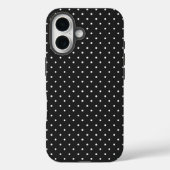 Naadloos zwart-wit stippenpatroon  Case-Mate iPhone case (Achterkant)