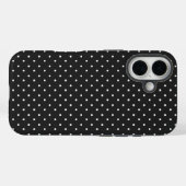 Naadloos zwart-wit stippenpatroon  Case-Mate iPhone case (Achterkant (horizontaal))