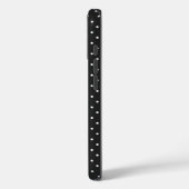 Naadloos zwart-wit stippenpatroon  Case-Mate iPhone case (Achterkant / Links)