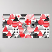  naadloze abstracte achtergrond. gedateerd en poster (Voorkant)