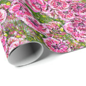 naadloze abstracte achtergrond. textielstroom in d cadeaupapier (Rol Hoek)