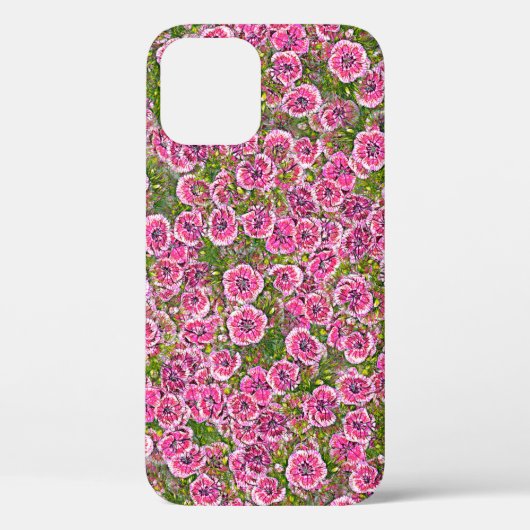 naadloze abstracte achtergrond. textielstroom in d Case-Mate iPhone case (Achterkant)