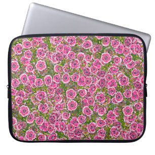 naadloze abstracte achtergrond. textielstroom in d laptop sleeve