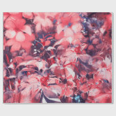 naadloze abstracte bloemen, olieverschilderende st cadeaupapier (Vlak)