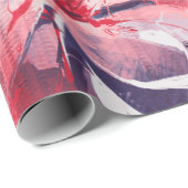 naadloze abstracte bloemen, olieverschilderende st cadeaupapier (Rol Hoek)