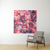 naadloze abstracte bloemen, olieverschilderende st wandkleed (In situ)