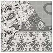 Naadloze abstracte boho ethno patchwork quilt stof (Close Up)