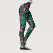 Naadloze abstracte cartoon schattige bloemen bloem leggings (Rechts)