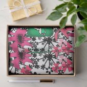 Naadloze abstracte cartoon schattige bloemen florl tissuepapier (Geschenk)