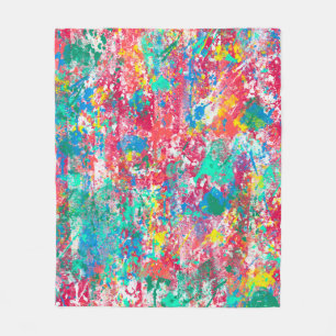 naadloze abstracte digitale illustratiefabric desi fleece deken