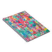 naadloze abstracte digitale illustratiefabric desi notitieboek (Rechterzijde)