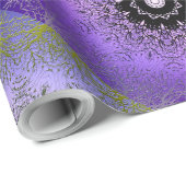 Naadloze abstracte gradiënt groene paarse violette cadeaupapier (Rol Hoek)
