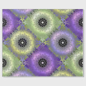 Naadloze abstracte gradiënt groene paarse violette cadeaupapier (Vlak)