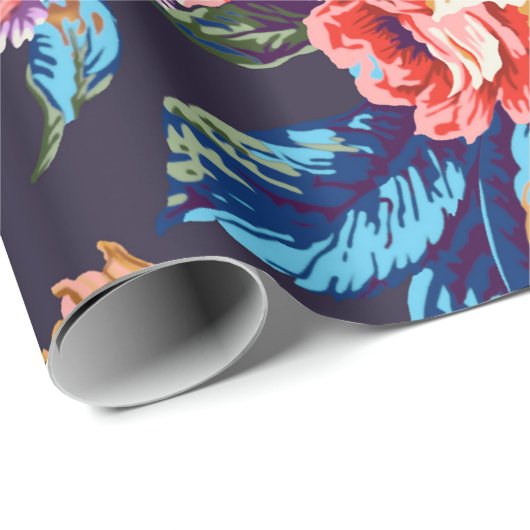 Naadloze abstracte kleurrijke waterverf di cadeaupapier (Rol Hoek)