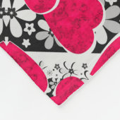 Naadloze abstracte mandala harst heldere orna fleece deken (Hoek)