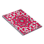 Naadloze abstracte mandala harst heldere orna notitieboek (Rechterzijde)