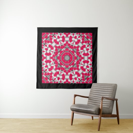 Naadloze abstracte mandala harst heldere orna wandkleed (In Situ (horizontaal))