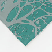 Naadloze abstracte mandala ronde cirkel kaleidosco fleece deken (Hoek)