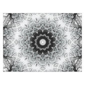 Naadloze abstracte mandala ronde cirkel kaleidosco tafelkleed (Voorkant (Horizontaal))