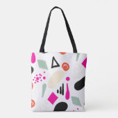 Naadloze abstracte moderne cirkels maken stippen g tote bag (Achterkant)