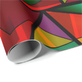 Naadloze abstracte moderne geometrische vormen tri cadeaupapier (Rol Hoek)