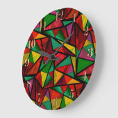 Naadloze abstracte moderne geometrische vormen tri grote klok (Hoek)