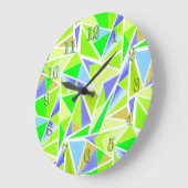 Naadloze abstracte moderne geometrische vormen tri grote klok (Hoek)