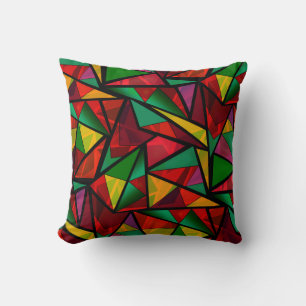 Naadloze abstracte moderne geometrische vormen tri kussen