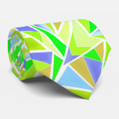Naadloze abstracte moderne geometrische vormen tri stropdas (Opgerold)