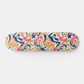 Naadloze abstracte, moderne penseelstreek, multico persoonlijk skateboard (Horizontaal)