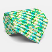 Naadloze abstracte, moderne penseelstreek, multico stropdas (Opgerold)