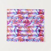 Naadloze abstracte, moderne penseelstreek, multico wandkleed (Voorkant (horizontaal))