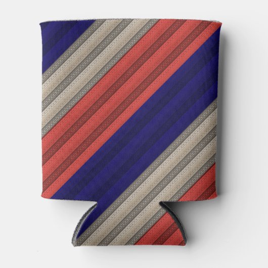 Naadloze abstracte sierdecoratie,  blikjeskoeler (Voorkant)