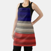 Naadloze abstracte sierdecoratie,  schort (Insitu)