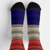 Naadloze abstracte sierdecoratie, sokken (Top)