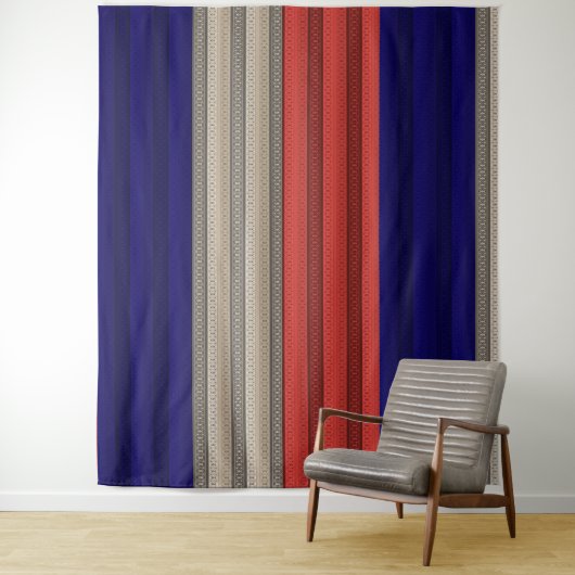 Naadloze abstracte sierdecoratie, wandkleed (In situ)