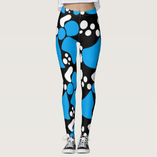 Naadloze abstracte stippen bedekken moderne cirkel leggings