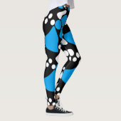 Naadloze abstracte stippen bedekken moderne cirkel leggings (Rechts)